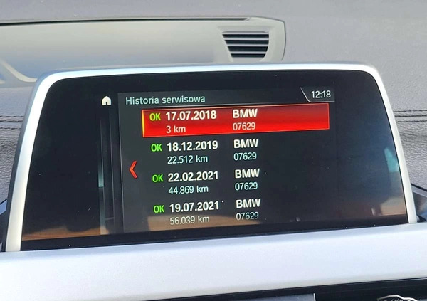 BMW X2 cena 93900 przebieg: 106396, rok produkcji 2018 z Piła małe 631